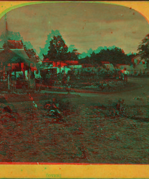 Booth's flower garden at Minnehaha. 1865?-1903