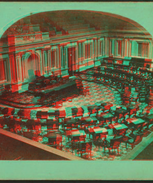 The Senate Chamber. 1865?-1875? 1865-1875