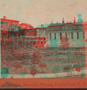 Art building, Mount St. Vincent, Central Park, N.Y. 1860?-1905?