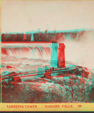 Tarrepin Tower, Niagara Falls. [1859?-1870?]