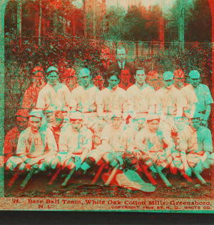 Baseball team, White Oak Cotton Mills. Greensboro, N. C. 1909