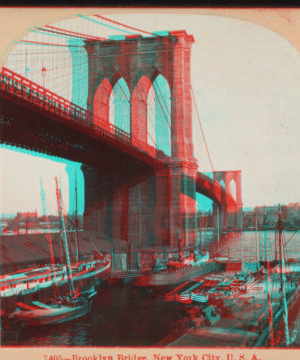 Brooklyn Bridge, New York City, U.S.A. c1896 [1867?-1910?]