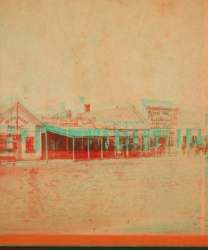 Stores on Main Street. 1870?-1910? 1873