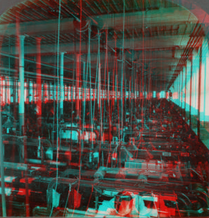 General view of a weaving room. Silk industry, South Manchester, Conn., U.S.A. c1914 1914