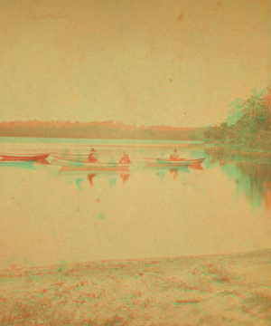 [People on boats in the Merrimack.] 1865?-1880?