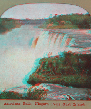 American Falls, Niagara from Goat Island. 1860?-1905