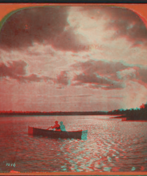 Sunset, Niagara River. [1863?-1880?]