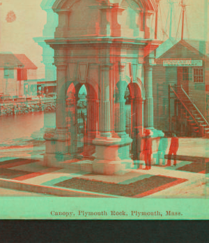 Canopy, Plymouth Rock, Plymouth, Mass. 1865?-1905?