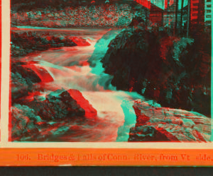 Bridges & falls of Conn[ecticut] River, from Vermont side. 1870?-1885?