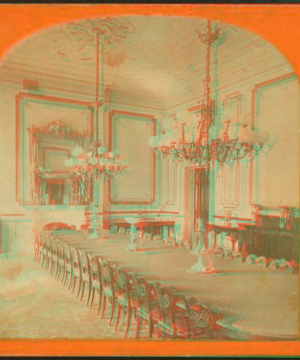 State Dining Room - White House. 1860-1880 1860?-1880?