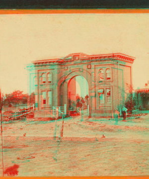 Cemetery gate, Gettysburgh. 1861-1865