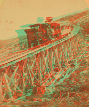 Train going up Mt. Washington, N.H. 1860?-1903? [ca. 1890]