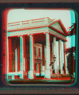 Portico of the White House. Washington, D. C. 1854 1854-[1865?]