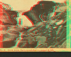 Snow Arch. Tuckerman's Ravine, August 28, 1861. 1858?-1875?