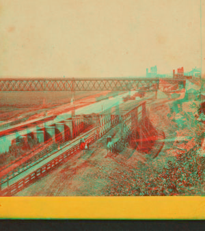 Illinois Central R.R. bridge, La Salle, Ill. 1865?-1900?