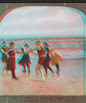 A frolic at Rockaway Beach, N. Y.. [1865?-1900?] 1903