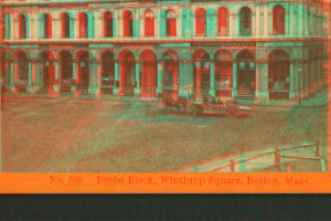 Beebe block, Winthrop square, Boston, Mass. [ca. 1870] 1859?-1885?