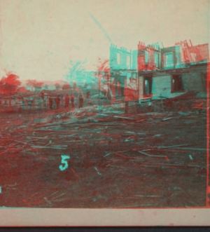 [View of collapsed houses.] 1878