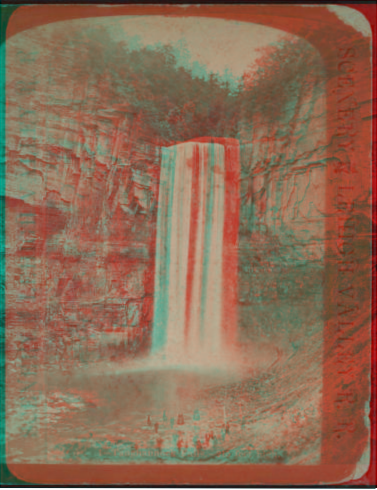 Taughannock Falls, 215 feet high. [1860?-1885?] 1860?-1885?