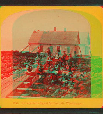 Government Signal Station, Mt. Washington. 1864?-1892?