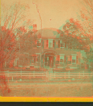 [A home in Hallowell, Maine.] 1869-1875?