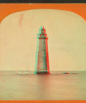 Minot's Ledge Lighthouse. 1859?-1885?