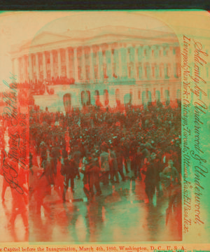 Around the Capitol before the Inauguration, March 4th, 1893, Washington, D.C., U.S.A. 1870?-1905? 1893