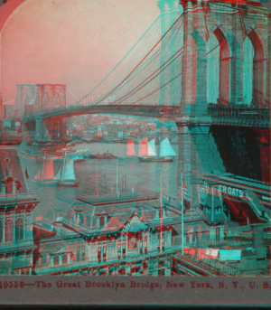 The great Brooklyn Bridge, New York, N.Y., U.S.A. [1867?-1910?]