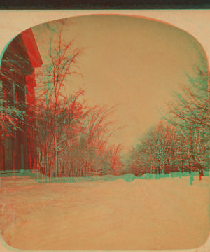 Pelham St. in winter. 1859?-1885?