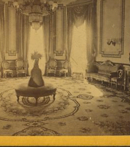 Interior view of the White House. 1860?-1910?