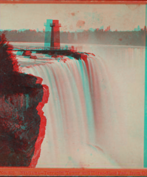 Niagara - Terrapin Tower and Horse-Shoe Fall, from Goat Island. [1863?-1880?]