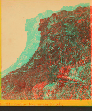 Profile, Franconia Notch. 1865?-1890?