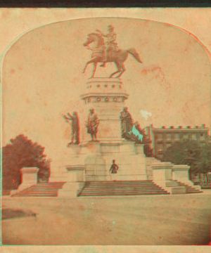 Crawford's statue of Washington, Capitol Square, Richmond, Va. [1860] 1863?-1910?