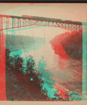 Cantilever Bridge, Mich. Central R.R., Niagara. 1860?-1895?