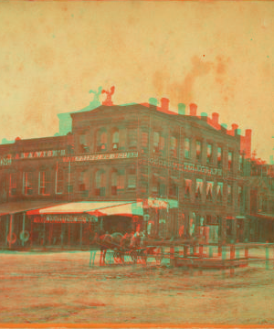 View of Tell and Mepenger building, Macon, Ga. 1870?-1885? [ca. 1870]