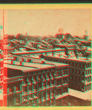 View from the State House steeple. 1860?-1896