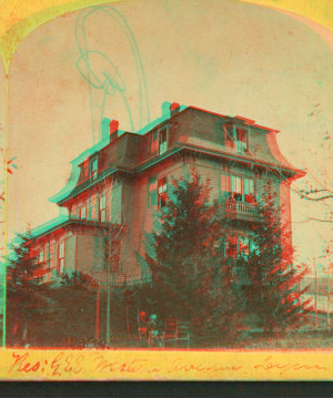 [Home on Western Avenue.] 1870?-1915?