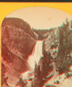 Lower falls of the Yellowstone, 550 feet. 1870-1871 1871