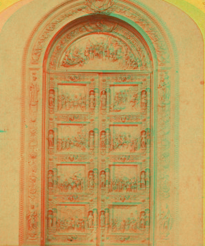 The Rogers Bronze Door. [ca. 1875] 1859?-1905?