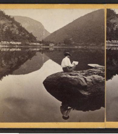 The Gap from the bed of the river. [1861?-1868?]