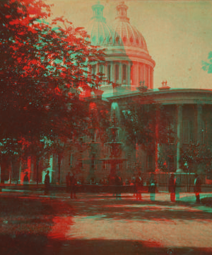 Fountain in the Park. 1870?-1885? [ca. 1875]