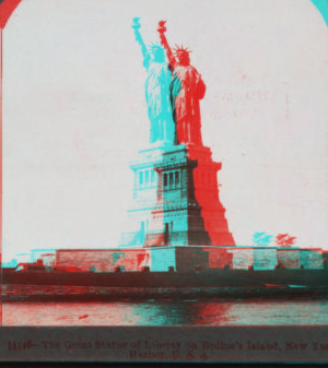 The great Statue of Liberty on Bedloe's Island, New York Harbor, U.S.A. 1865?-1910? [ca. 1900]