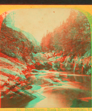 Deep Gorge, Black River, Cavendish, Vt. 1865?-1885?