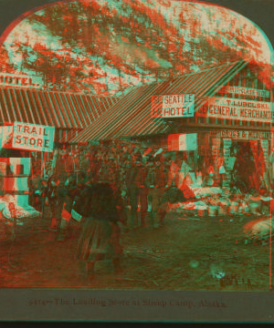 The leading store at Sheep Camp, Alaska. c1898 1898-1900