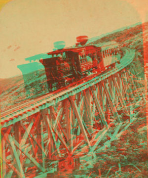 Train going up Mt. Washington. [1876-1889] 1860?-1903?