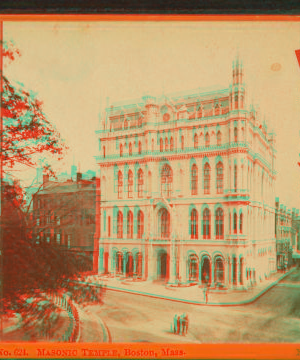 Masonic Temple, Boston, Mass. 1867?-1875?