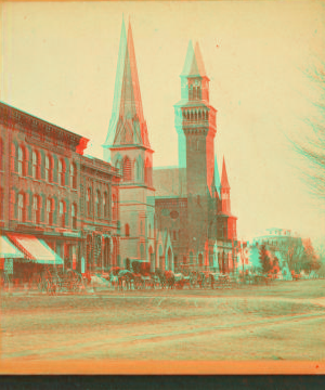 Looking up Main St., west side. 1865?-1905?