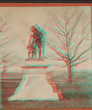 The Indian [hunter], Central Park. [1865?]-1896