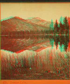 Donner Lake, with Crested Peak and Mt. Lincoln in distance. 1866?-1872?