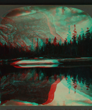 Beautiful Mirror Lake, Yosemite Valley, Cal. U.S.A. 1897-1905?